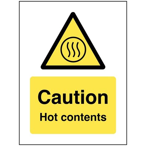 Caution Hot Contents