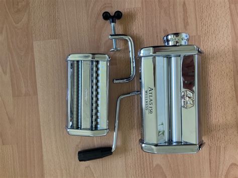 MARCATO Pastamaschine ATLAS 150 platin + Ravioli-Formen | Kaufen auf ...