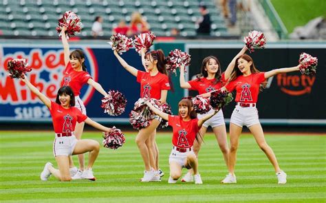 大人気台湾チアがMLBに降臨！リン・シャンらが大谷翔平擁するエンゼルス戦でパフォーマンス― スポニチ Sponichi Annex 野球