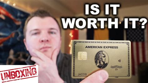 Amex Gold Card Unboxing Review Worth Youtube