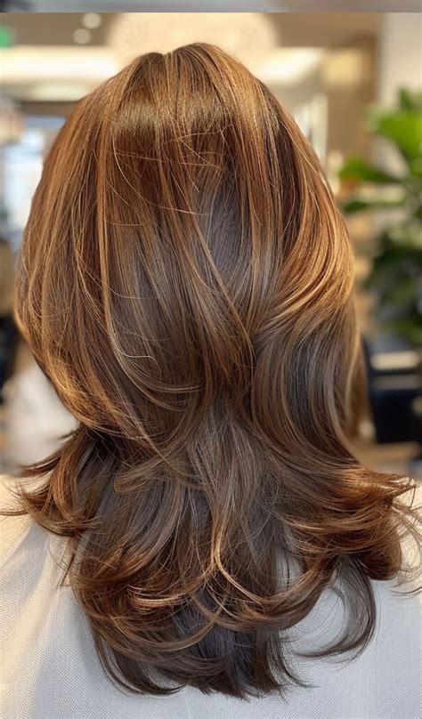 Classic Chestnut Layers Fab Mood Wedding Color Haircuts