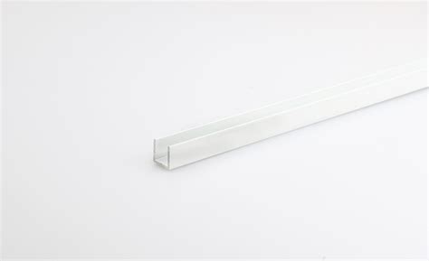 Алуминиев П-профил 200x1x1см бял - PRAKTIS