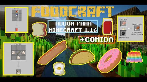 Foodcraft Addon Para Minecraft Pe Mas De Nuevas Comidas Y