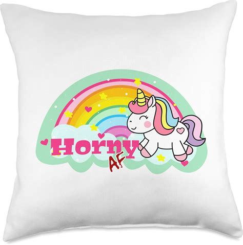Buy BDSM DDLG Clothing And Adult Tee Shirts Horny AF Unicorn Cute DDLG ABDL BDSM Daddy Dom