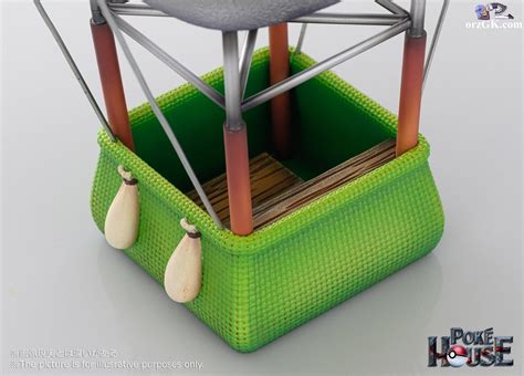 Poke House Pok Mon Team Rocket With Meowth Hot Air Balloon Orzgk