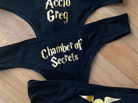 Harry Potter Lingerie Harry Potter Bachelorette Party Bridal Etsy
