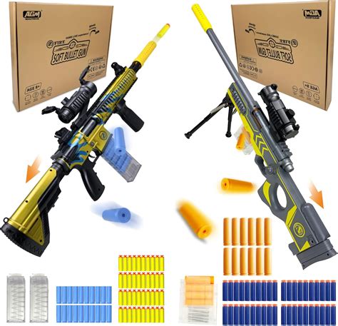 Buy Agm Mastech Shell Throwing Foam Blaster Soft Bullet Gun Set