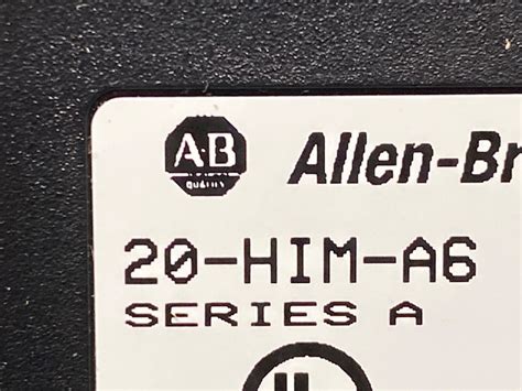 Allen Bradley Him A A Fw V Powerflex Full Numeric Lcd Hmi