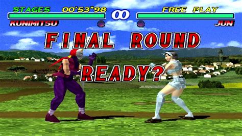 Tekken 2 PS1 Arcade Mode Kunimitsu YouTube