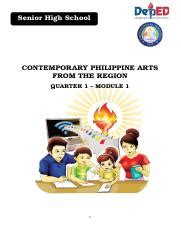 Division Slm Cpar Q Module Docx Senior High School Contemporary