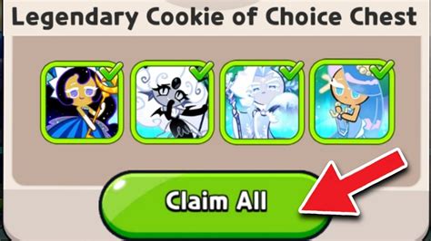 Claim Free Legendary Claim Guaranteed Legendary Cookie Now Youtube