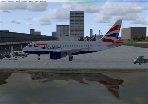 British Airways Airbus A318 Flight Plans V2 for FSX