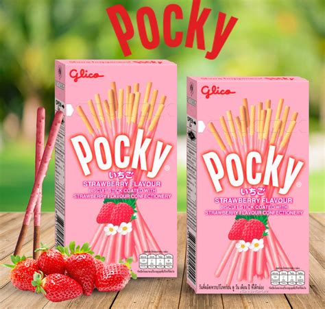 Печенье Pocky Сладкие Палочки 2шт по 42гр Со Вкусом Клубники из ...