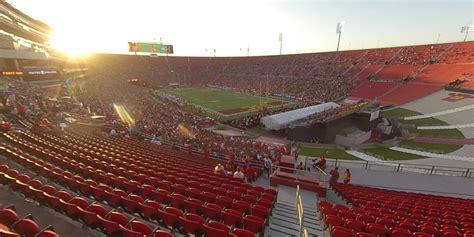 Los Angeles Coliseum Seating Chart With Seat Numbers Two Birds Home