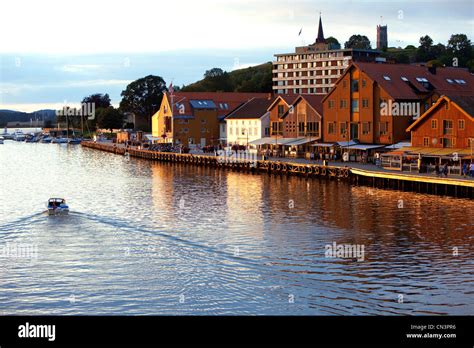 Norway Vestfold County Tonsberg Tonsberg Brygge District Cafes And