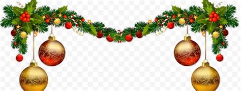 Garland Guirlande De Noël Demain C est Christmas Clip Art PNG Free