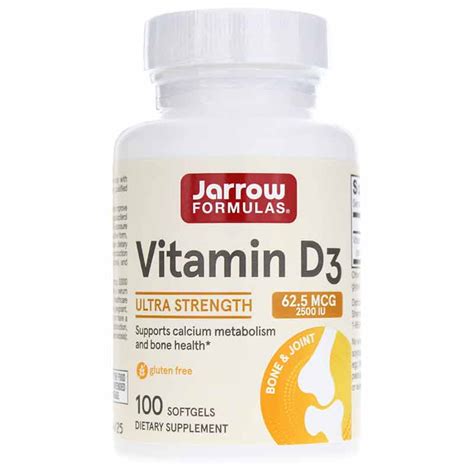 Vitamin D3 2,500 IU, Jarrow Formulas