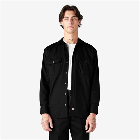 Long Sleeve Work Shirt Mens Shirts Dickies