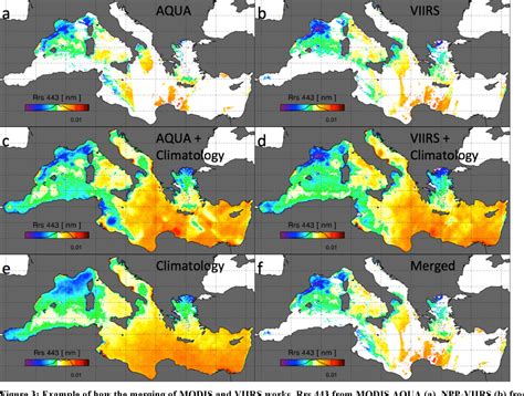 Figure 1 From The Mediterranean Ocean Colour Level 3 Operational Multi Sensor Processing