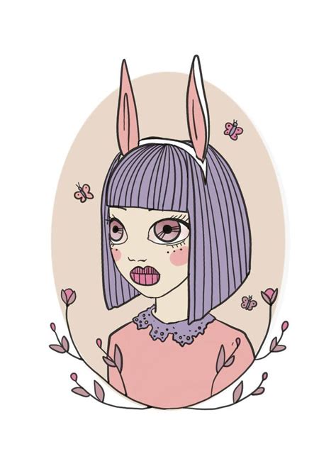 девушка заяц кролик рисунок art bunny girl | Рисунки, Иллюстрации ...