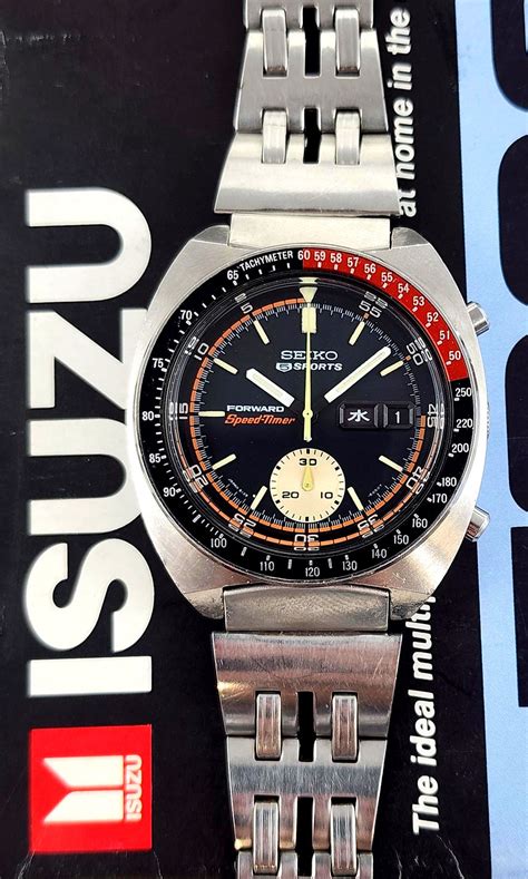 Seiko Isuzu Forward Coke Speedtimer Chronograph Full