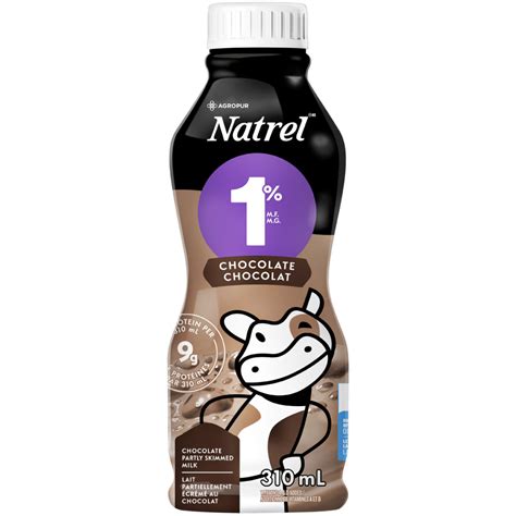 NATREL CHOCOLATE MILK 310mL – Canteen Canada