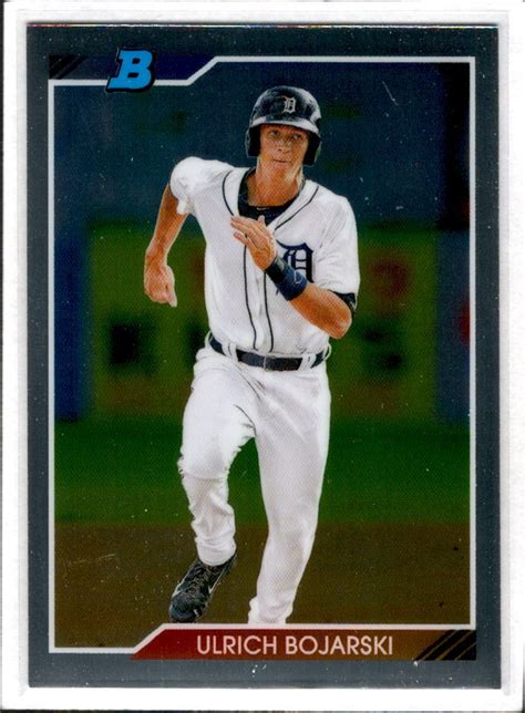 2020 Bowman Heritage Ulrich Bojarski CHROME PROSPECTS 92CP UB Detroit