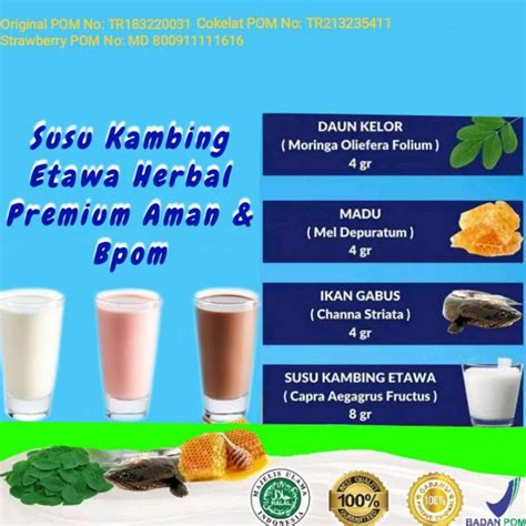 Jual ORIGINAL SUSU KAMBING ETAWA GMLKU SUSU ETAWA HERBAL PREMIUM