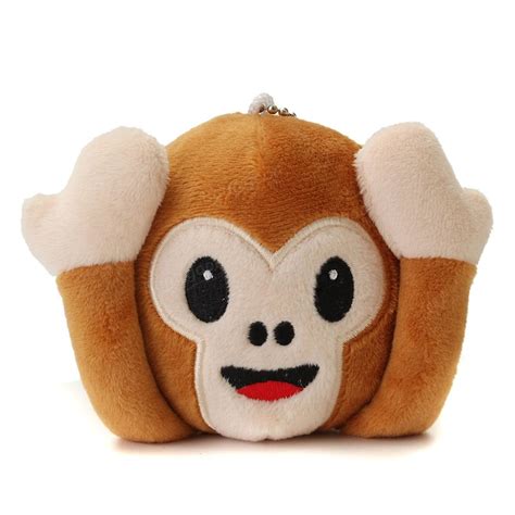 Monkey Emoji Emoticon Throw Plush Stuffed Toy Doll Decor T Sale