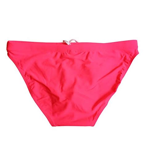 Easejuicy Men S Swimwear Sexy Bikini Solid Siwmming Briefs Pink Xl Pricepulse