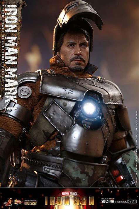 Marvel Iron Man Mark I Iron Man Movie Masterpiece Action Figure By Hot Toys
