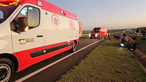 Acidente No Novo Contorno Rodovi Rio De Peabiru Deixa Motorista