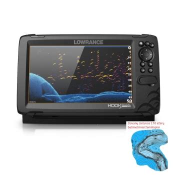 Lowrance Hook Reveal 9 TRIPLESHOT ROW zukles ekspertai lt internetinė