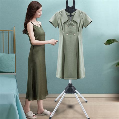 Handheld Garment Steamer Clothes Rack Telescopic Folding Standing