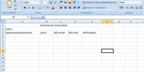 Planilha de Quilometragem Controle de KM Rodado Excel Grátis