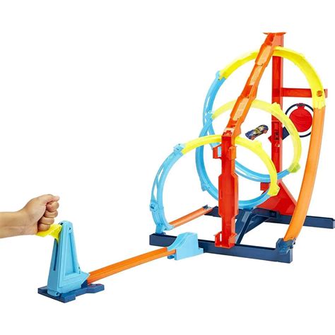 Hot Wheels Track Builder System Corkscrew Twist Kit Track Set Mattel Toys ToyWiz