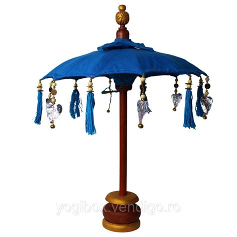 Umbrela De Soare Bali Home Decor Bumbac Turcoaz 40 Cm Cumpără La