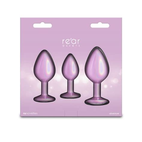 Rear Assets Pink Gem Piece Metal Butt Plug Training Kit Sex Toys At Adult Empire