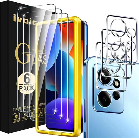 ivoler 3 Pièces Film Protection écran en Verre Trempé pour Xiaomi Redmi