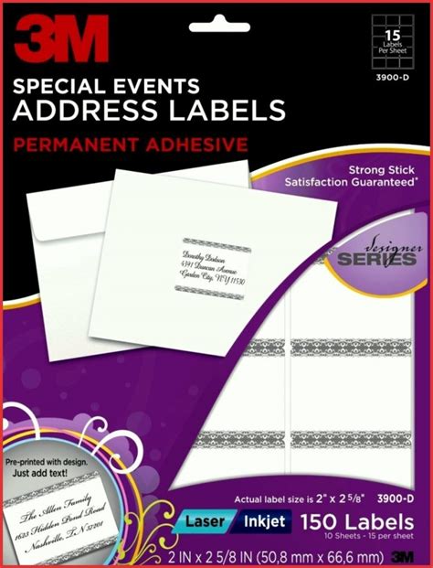 3m Label Templates