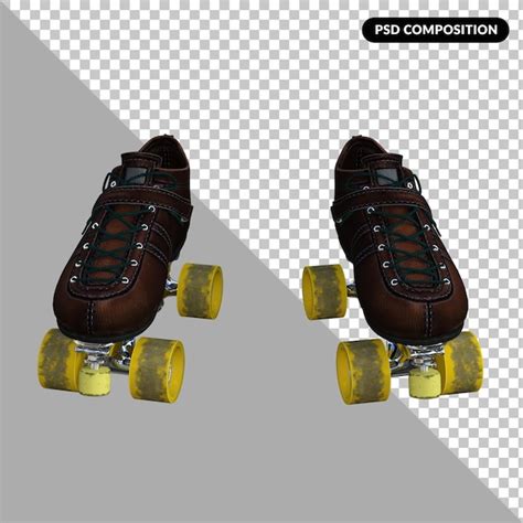 Premium Psd Roller Skates Isolated D Rendering