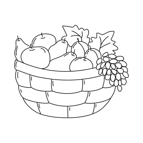 Fruit Bowl Clip Art Black And White