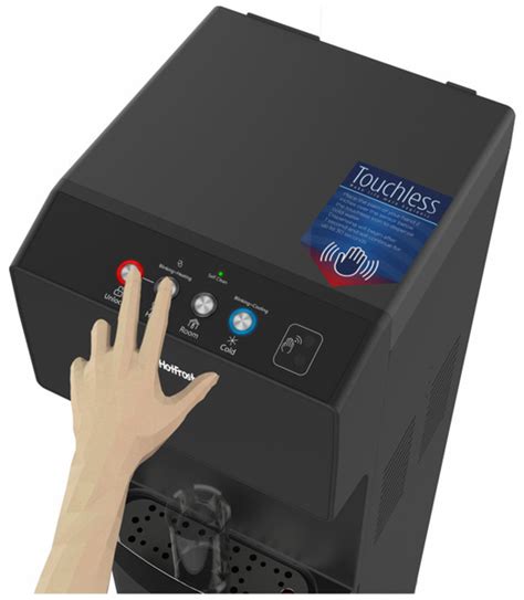 Кулер для воды HotFrost V450AMI black, черный с бесконтактной подачей ...