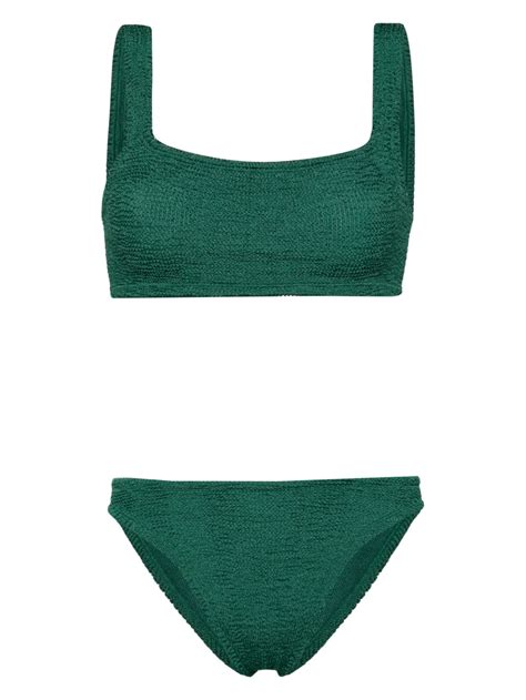 Hunza G Xandra Bikini Green FARFETCH