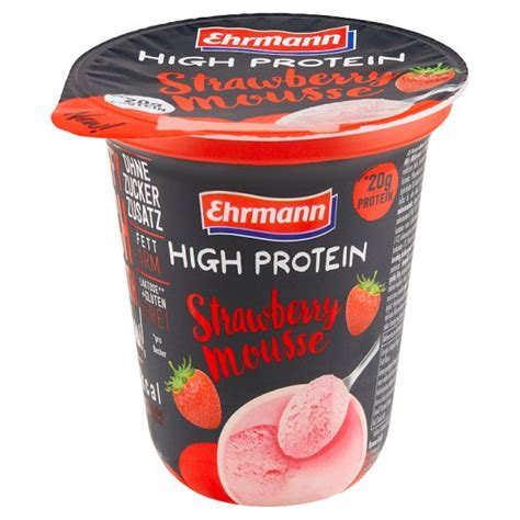 Ehrmann High Protein Strawberry Mousse G Tesco Groceries