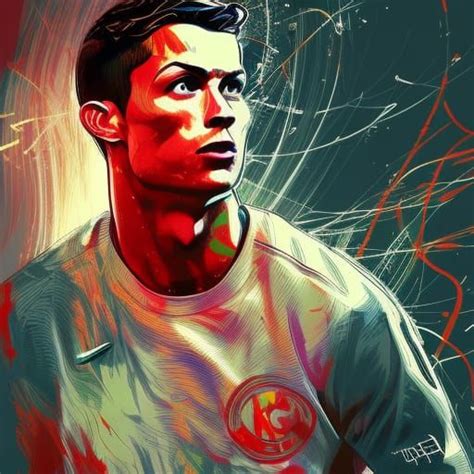 Cristiano Ronaldo Ai Generated Artwork Nightcafe Creator