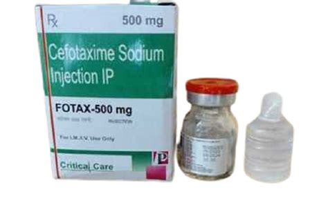Fotax 500mg Cefotaxime Sodium Injection For Im/iv Use Only Grade ...