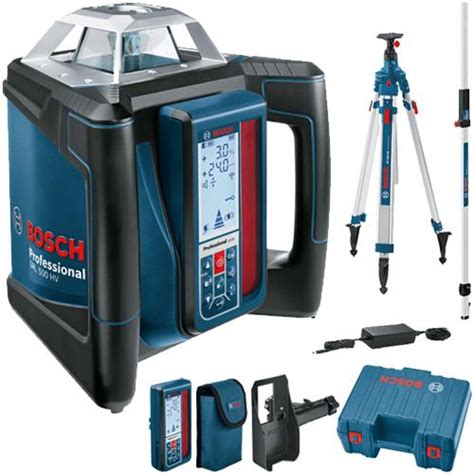 Bosch GRL 500 HV 500m Rotating Laser Level KIT (Tripod, Cut&Fill Rod)
