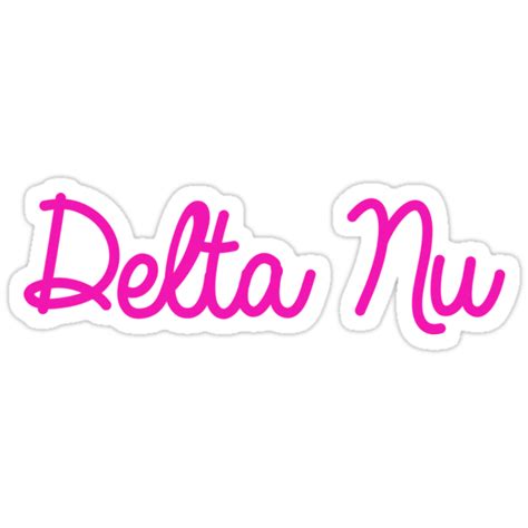 Delta Nu Legally Blonde Stickers By Jas2196 Redbubble