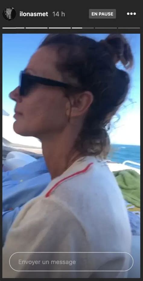 Photos Ilona Smet ultra sexy en bikini aux côtés de son père David Hallyday Public